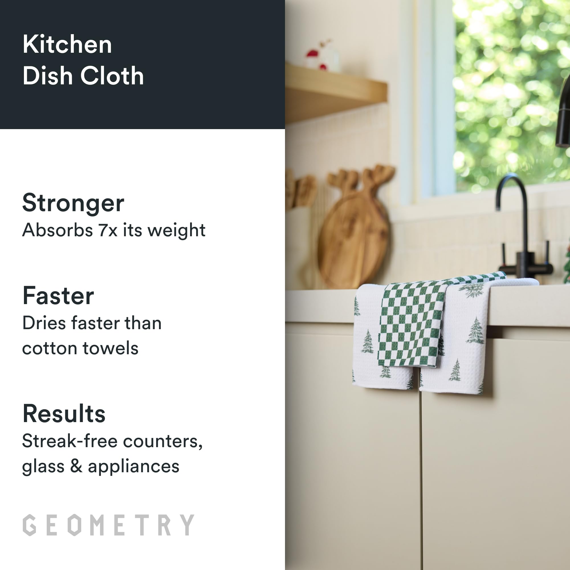 GEOMETRY Geoweave texture close-up reveals soft, durable cleaning surface