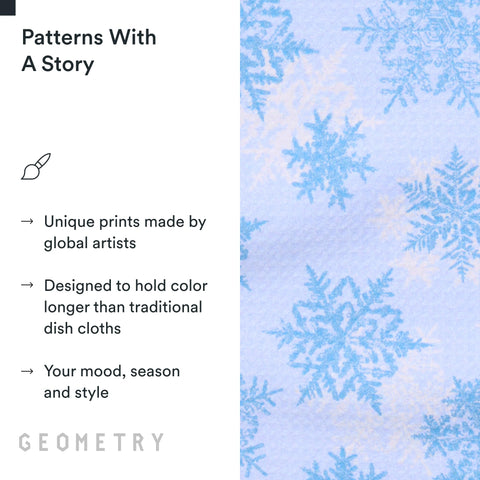 Geometry post-consumer materials towel with eco-friendly design