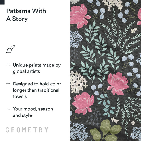 GEOMETRY post-consumer materials towels reduce waste while staying soft.