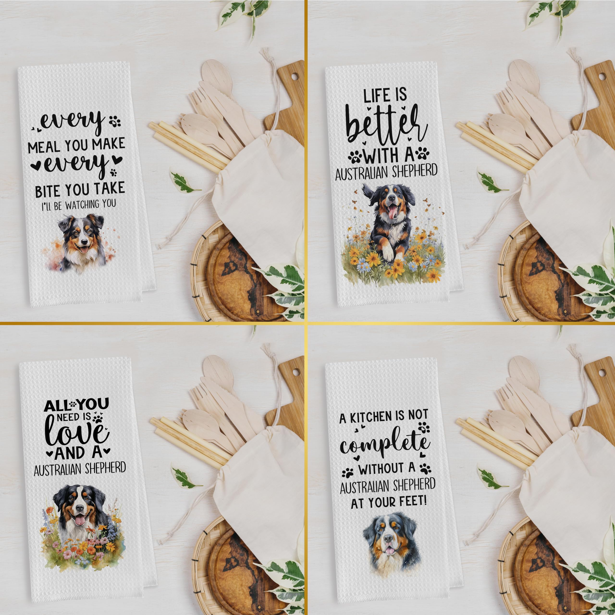 Geqtt absorbent kitchen towels ideal for fast drying hands and surfaces