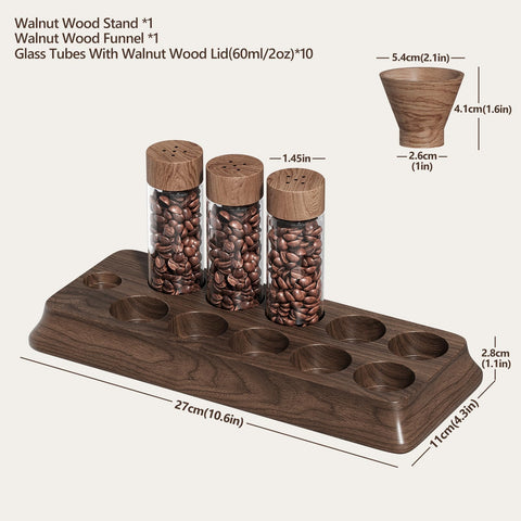 Gernshe elegant coffee organizer on a countertop