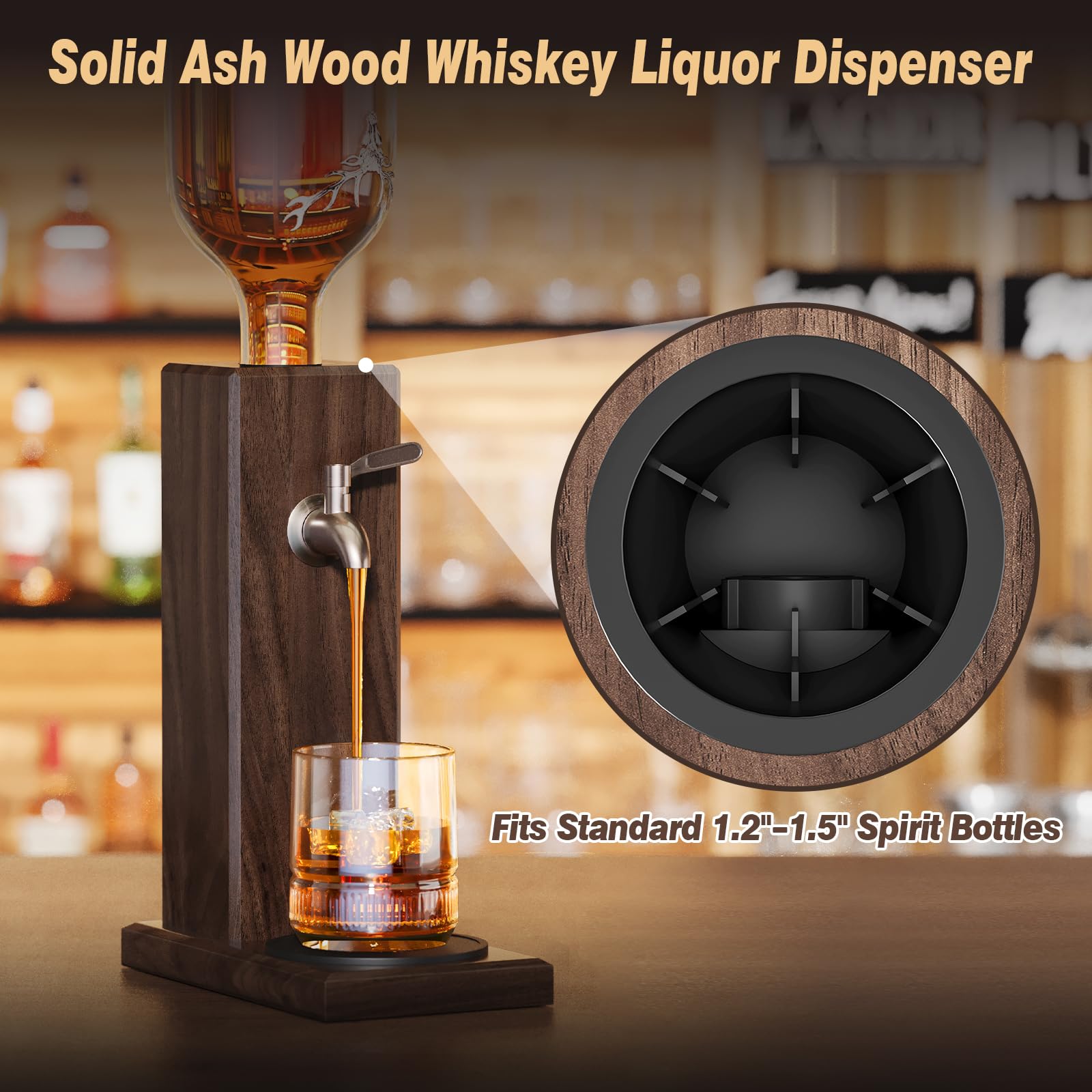 Gernshe no-assembly-required design ready to pour from standard bottle necks.