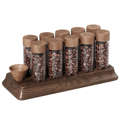 Gernshe complete set with stand, funnel, and lids