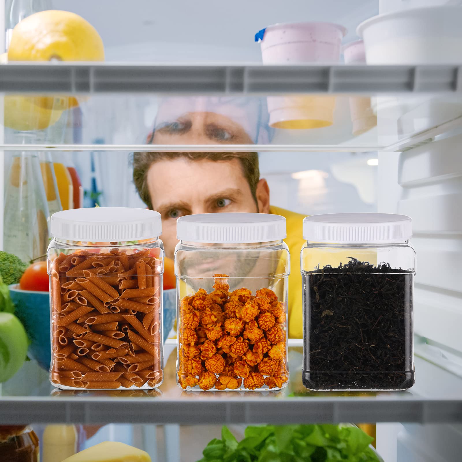 Gerrii clear plastic canisters designed for multiple uses and reusable storage
