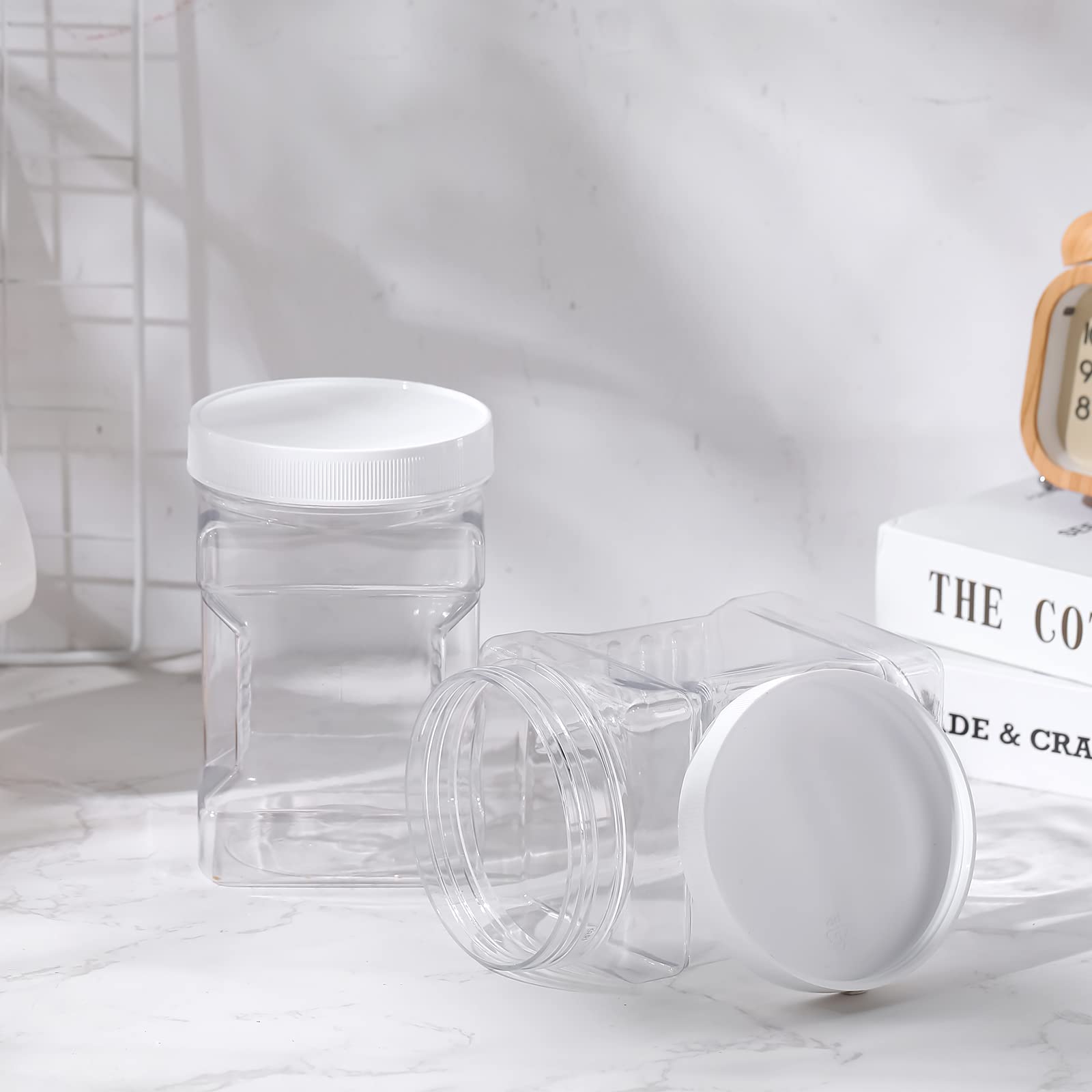 Gerrii durable jars with lids for organized, accessible storage