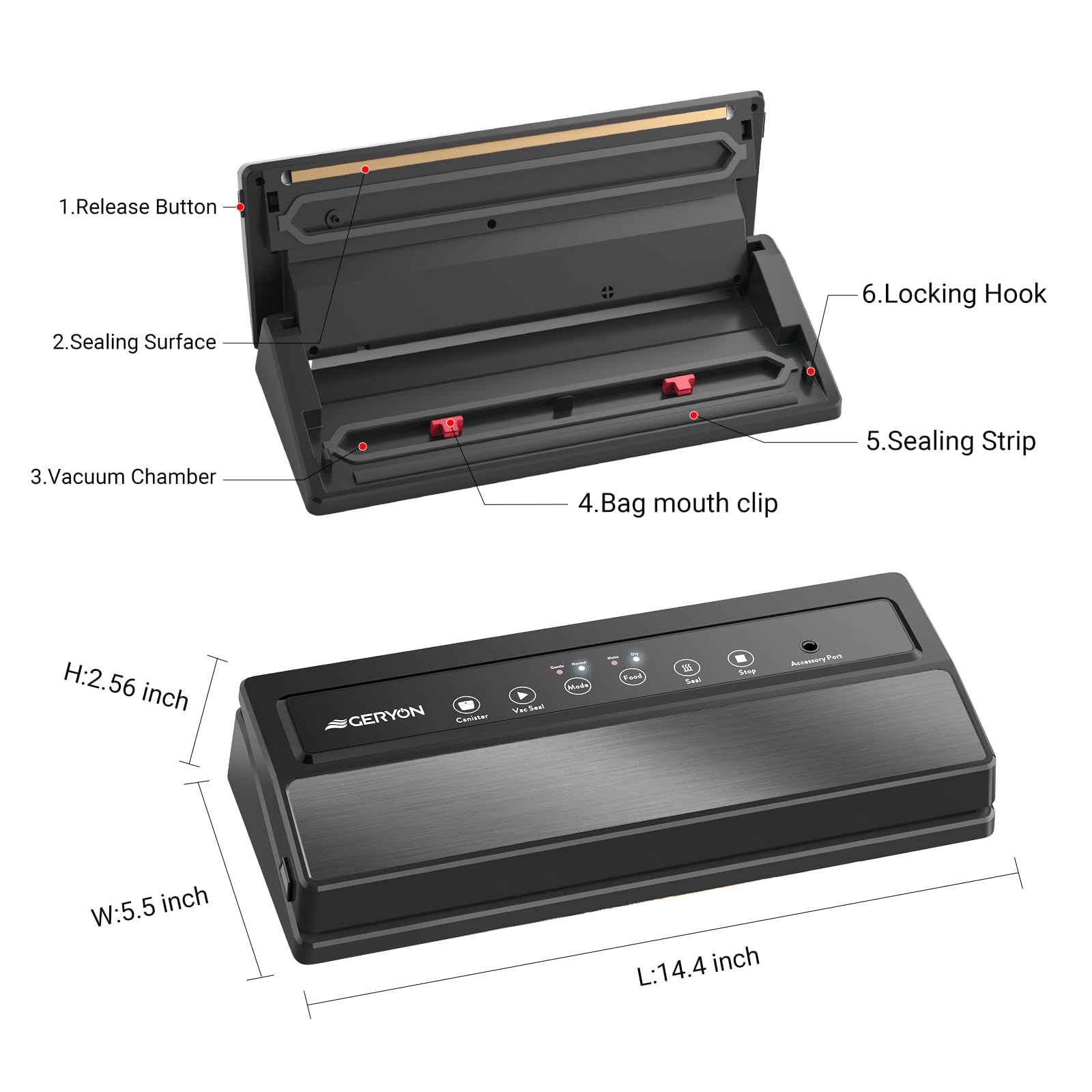 Geryon compact, lightweight design weighs under 3 pounds for portability.