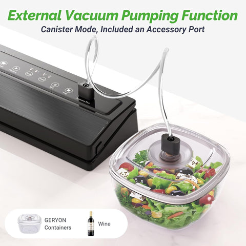 Geryon vacuum bags and rolls compatible with 12" width systems.