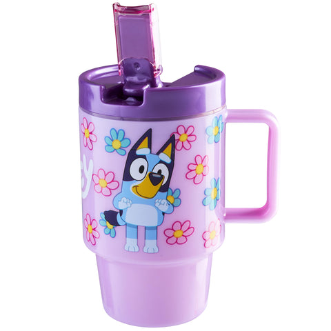 Get Trend Bluey kids water bottle with straw for on the go hydration