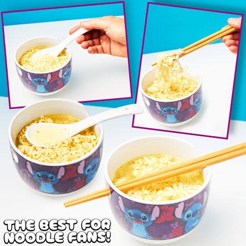 Kid-friendly Stitch design makes meals more fun and inviting.