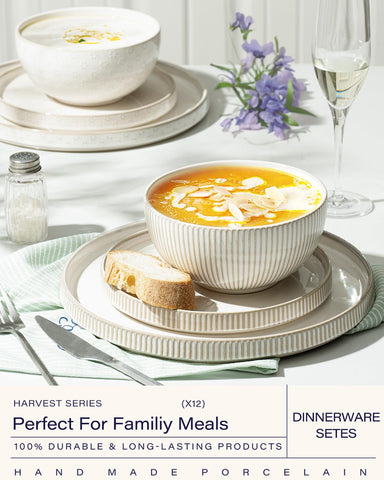 Getstar 8-inch salad plate in earthy tones ideal for vibrant side dishes.