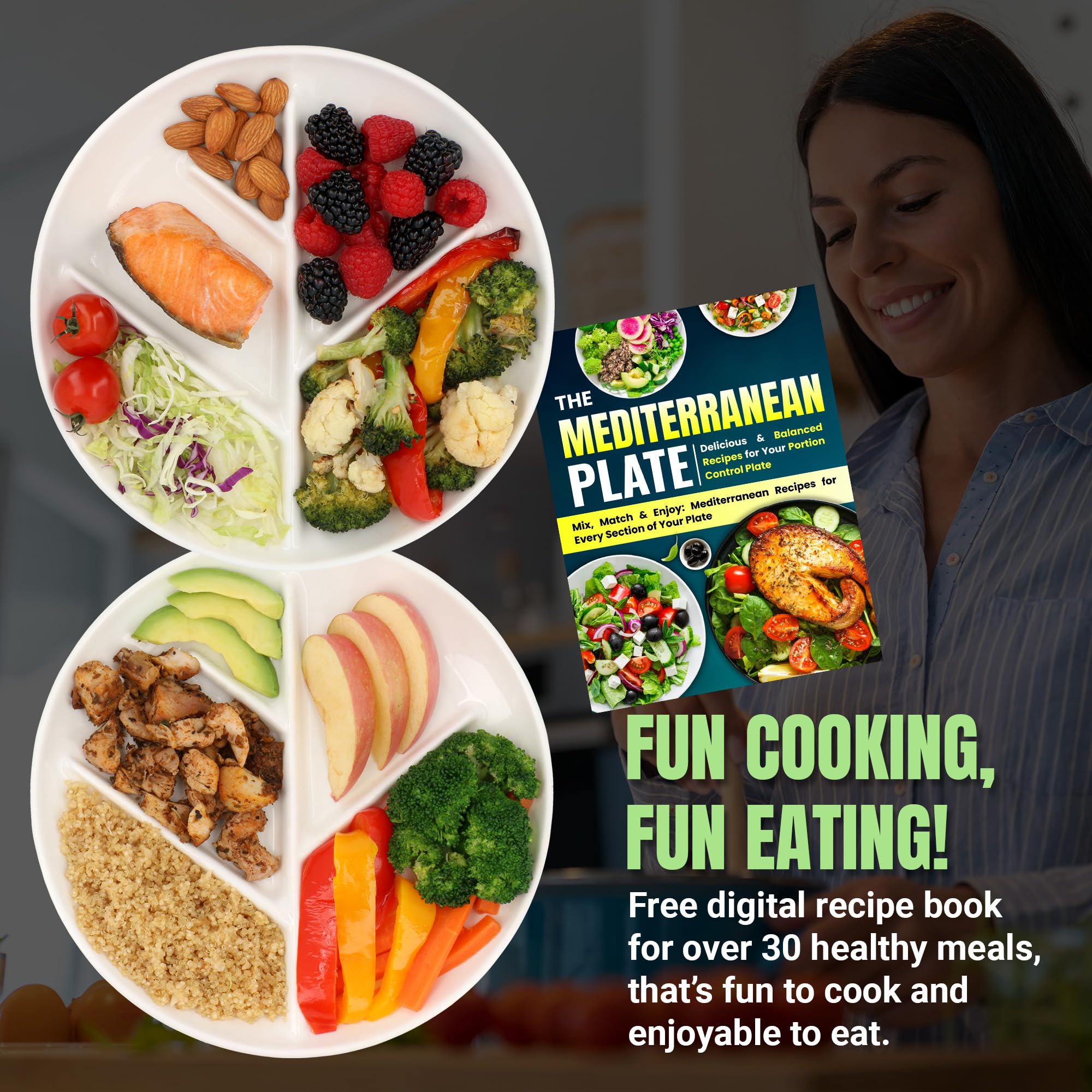 GetTheFad Mediterranean eBook promo included with the plate