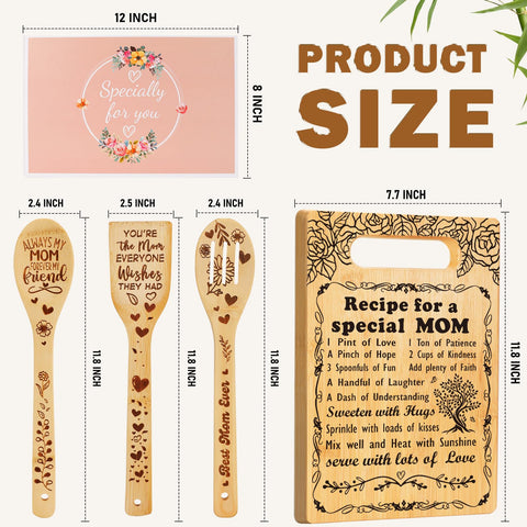 GevGuxLuo mixing spoon with engraved message adds kitchen charm
