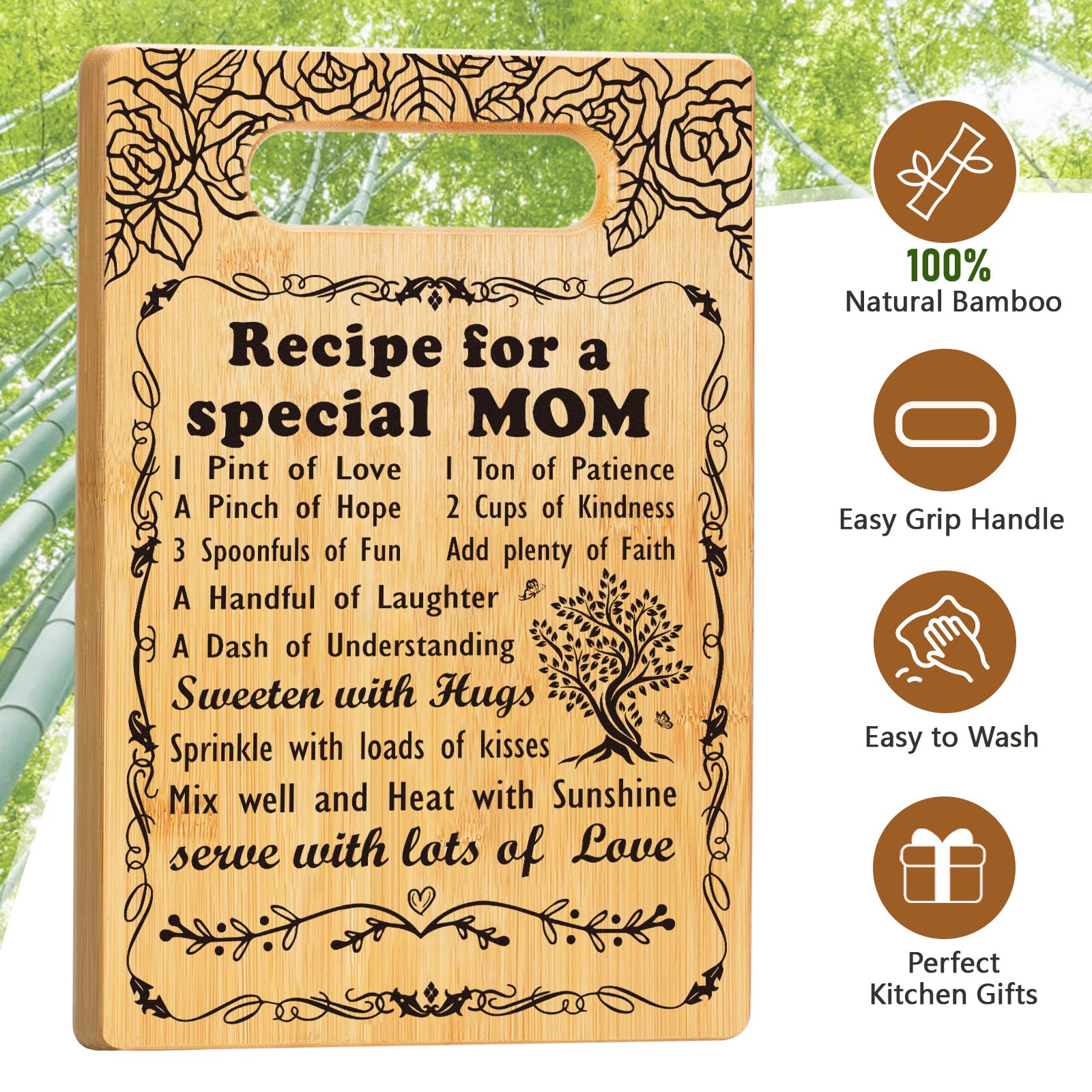 GevGuxLuo turner spatula with engraved words for daily cooking