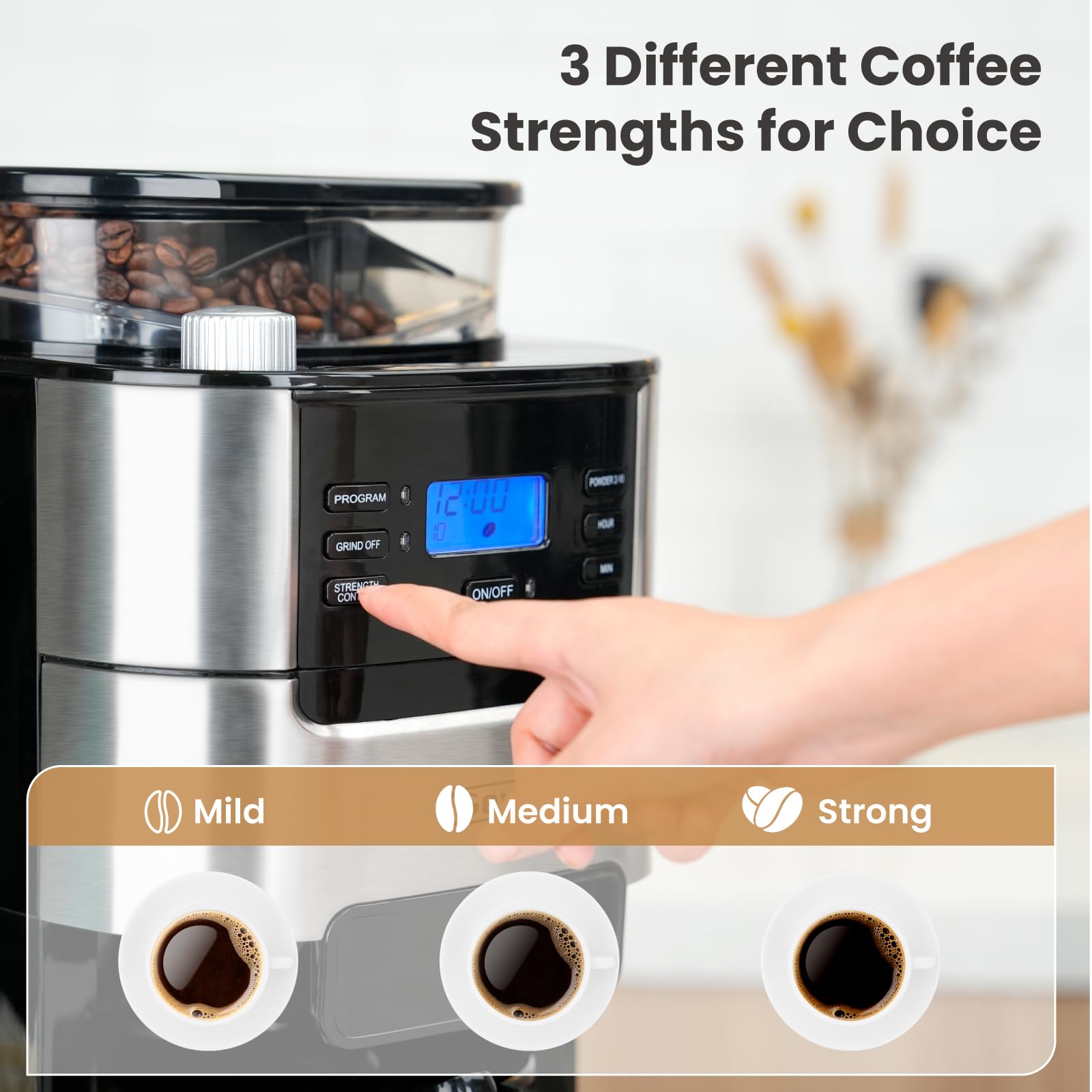 Gevi reusable filter promotes eco-friendly brewing and easy cleanup.