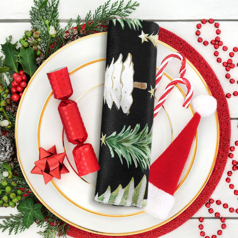 Geyoga holiday ornaments towel set complements tableware and kitchen decor