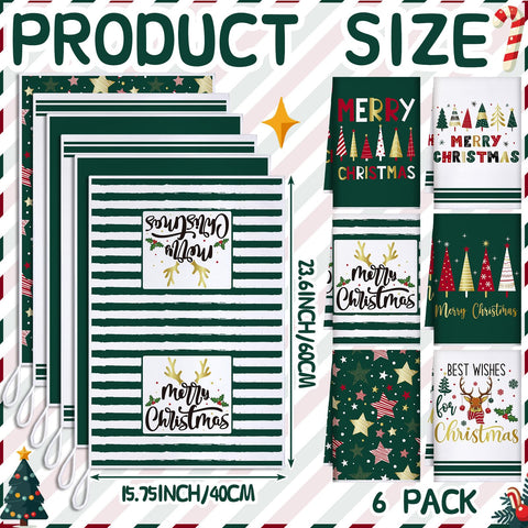 Geyoga candy-pattern towels, festive decor with easy care.