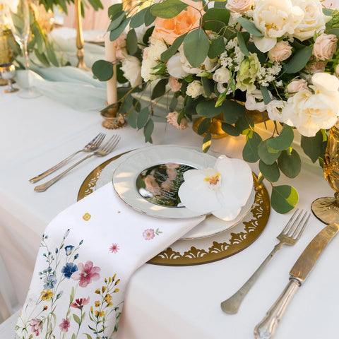 Geyoga wildflower tea cloth offers absorbent performance for spills and pans
