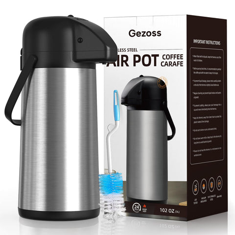 Gezoss coffee carafe cleaning brush included for thorough cleaning