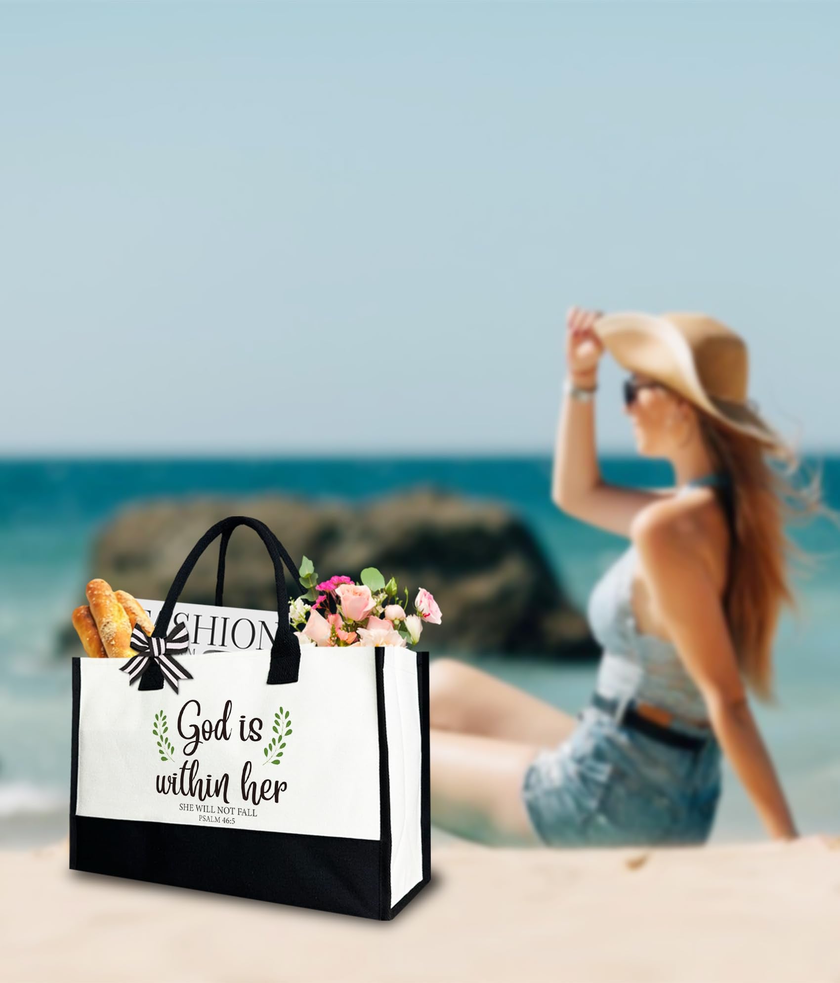 Gezred tote bag side carry demonstrates versatile daily use with easy handling.