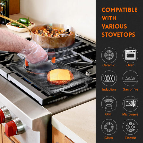 GGC cleaning tips show warm water immersion for easier residue removal.