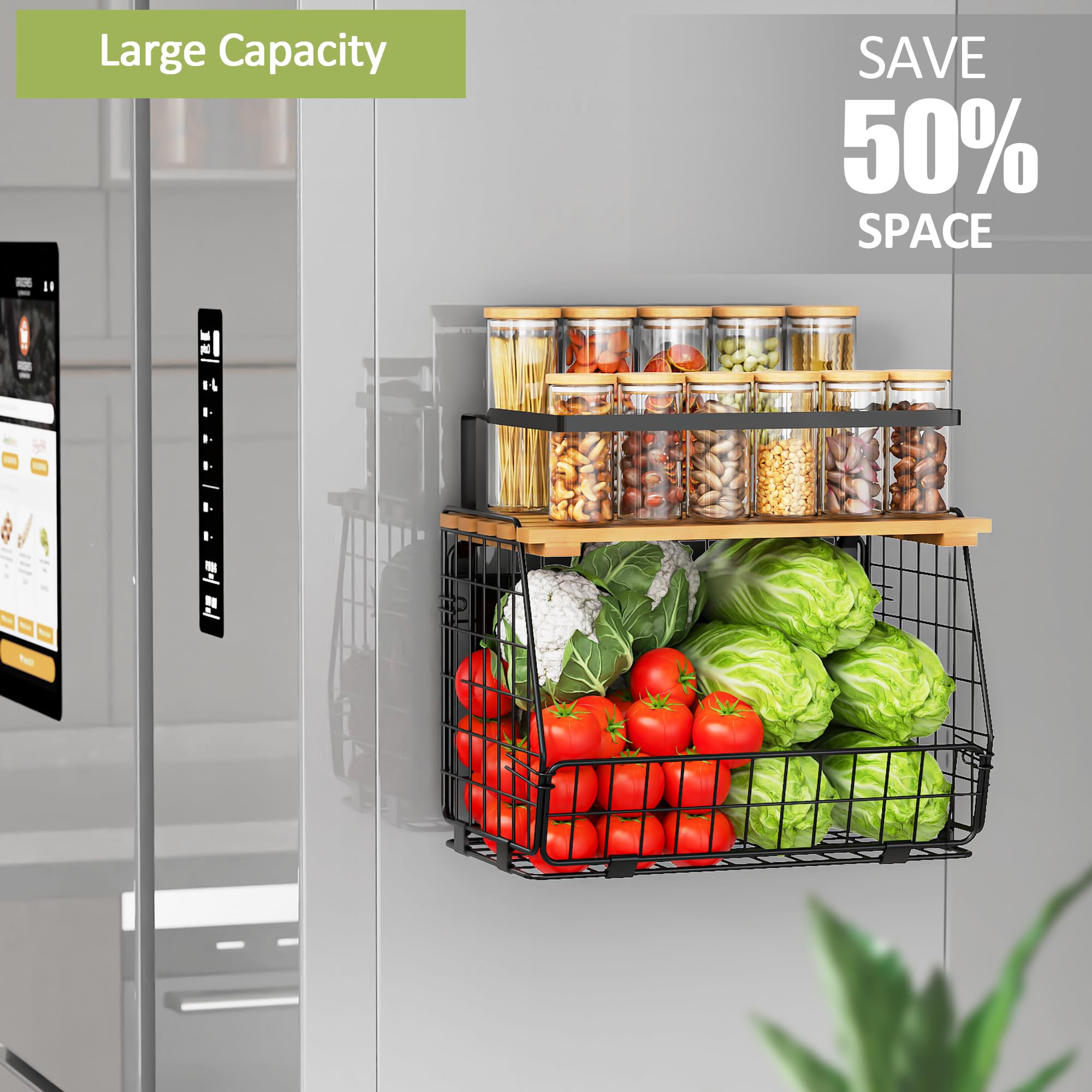 GGIU ventilated base helps keep produce fresh at a glance