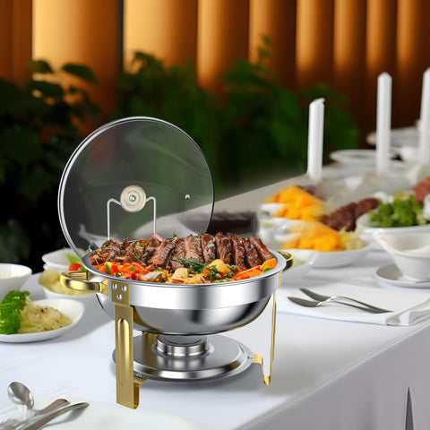 GGIU versatile chafer set suits catering, weddings, and large events.