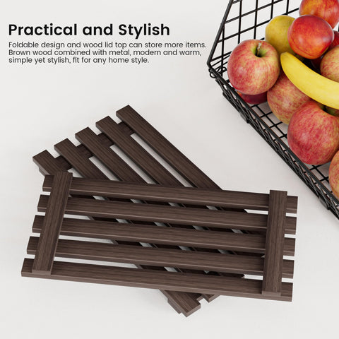 GGIU Countertop use with easy reach for produce and snacks.