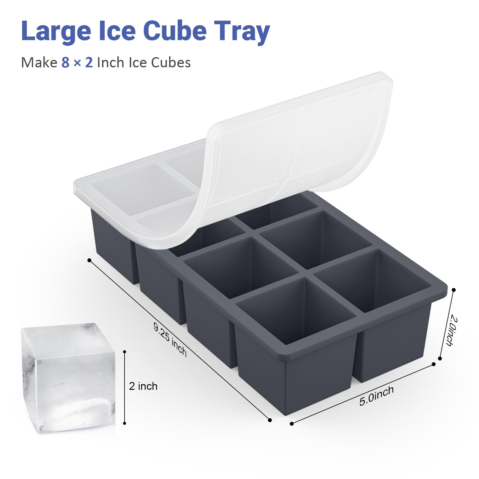 GGOW easy-release ice cubes being pushed from bottom