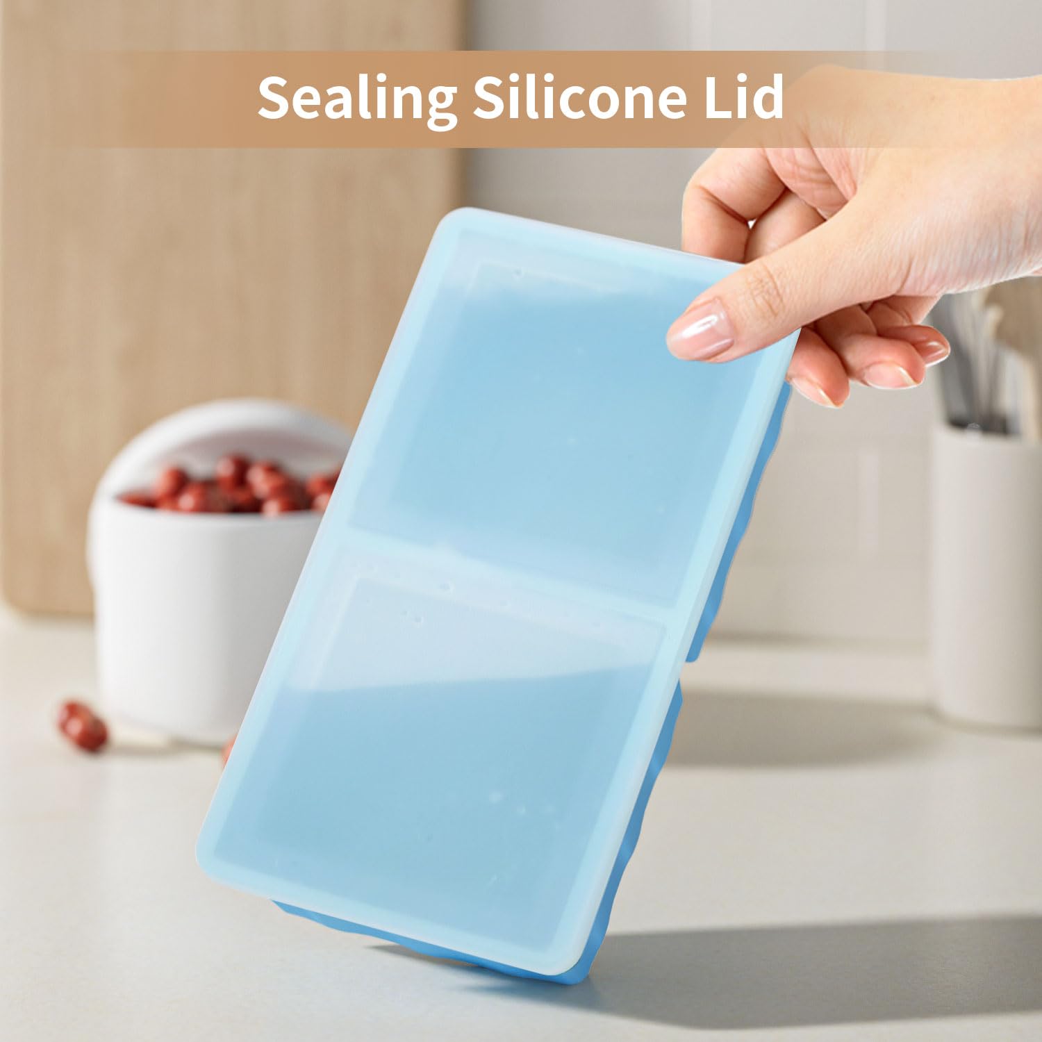 GGOW food-grade silicone trays are dishwasher and oven safe for versatile use.
