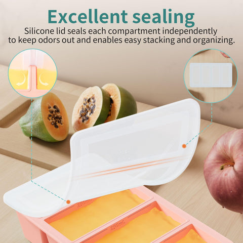 GGOW reinforced-frame freezer tray keeps cubes steady during transfer.