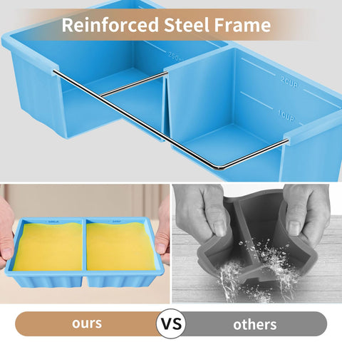 GGOW freezer tray with steel reinforced edges provides sturdy transport.