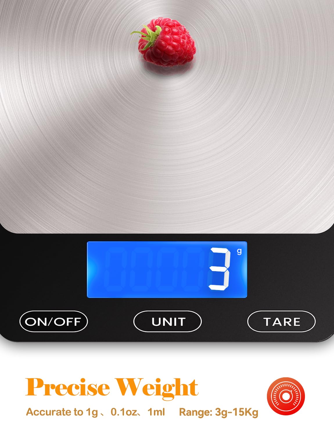 GGQ Food Scale auto-off helps save power during cooking