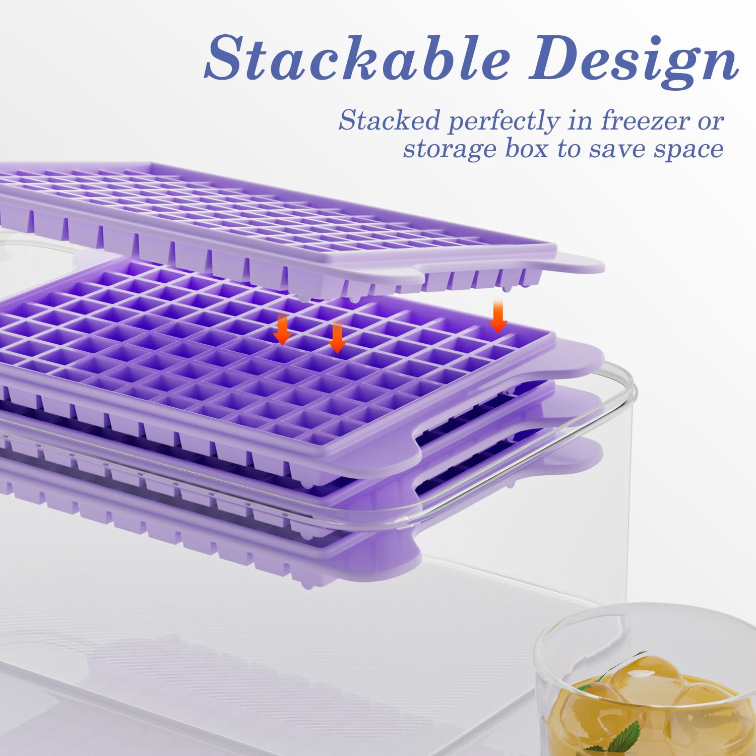 GGUW 108 mini ice cubes for quick chilling of drinks.