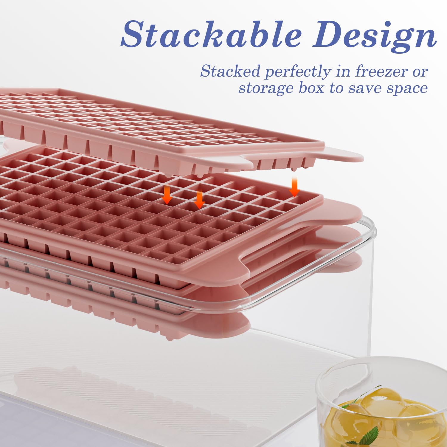 GGUW easy-release ice tray enables fast, painless ice removal.
