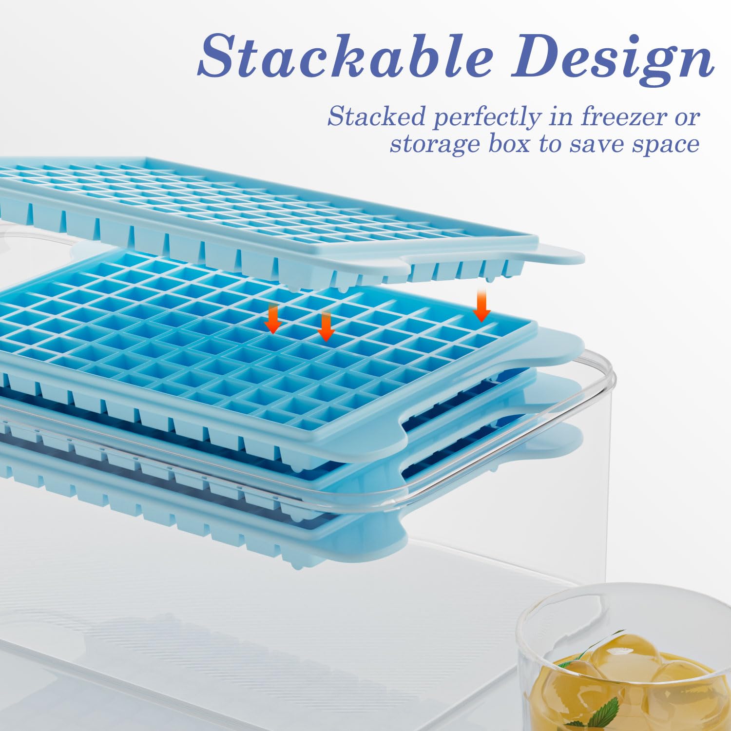 GGUW easy-release tray demonstrating quick ice release for busy mornings