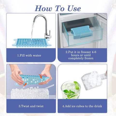 GGUW ice storage bin with scoop keeps freezer organized