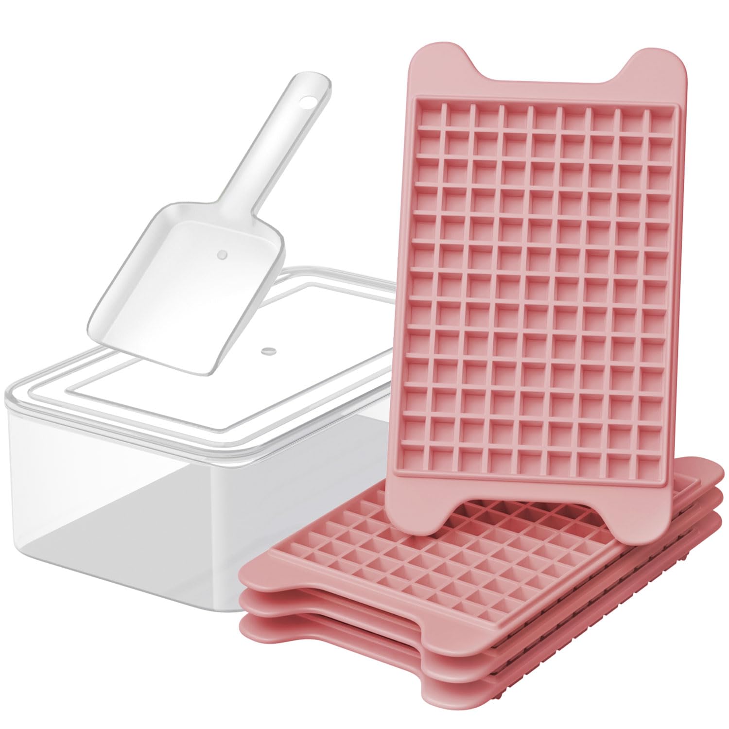 GGUW nugget ice tray with bin ready for quick, mess-free ice.