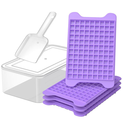 GGUW nugget ice tray with bin for quick, easy-release ice cubes.