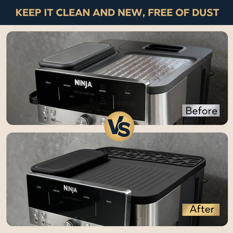 GGV Ninja Luxe silicone surface provides heat and water resistance on the machine top.