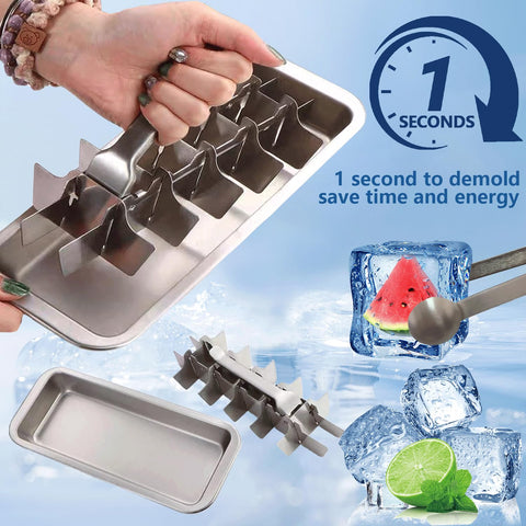 GHAHILI vintage-inspired ice tray design adds retro style to any bar.