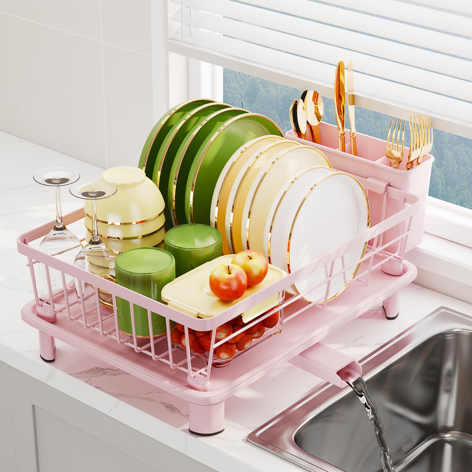 GHERISN cutting board holders free counter space during prep