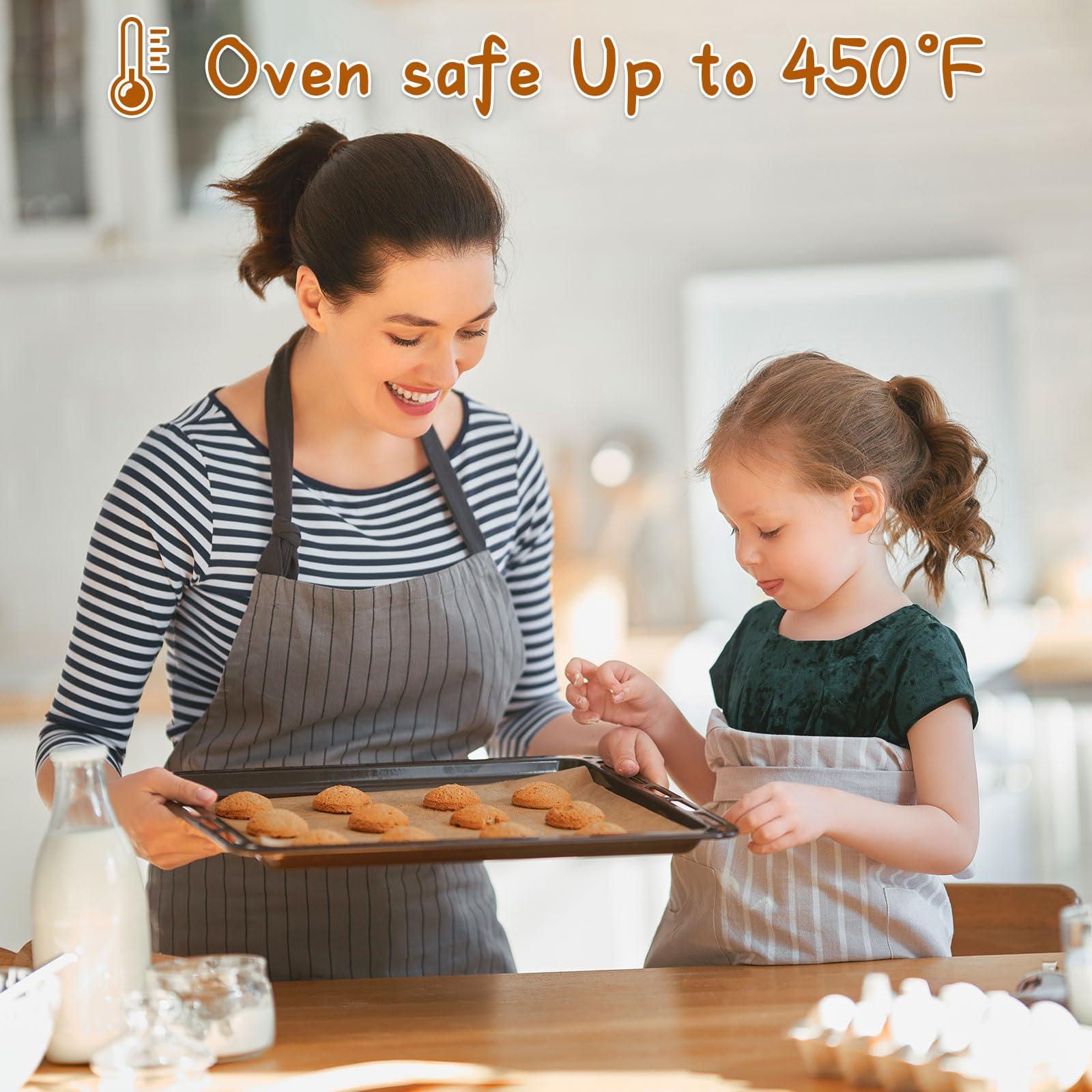 Giaceaw parchment paper withstands 450°F for versatile cooking.