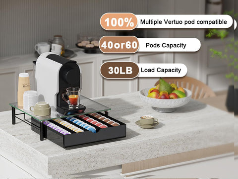 Gianotter Vertuo Pod Drawer easy to use—no tools required and ready to organize.