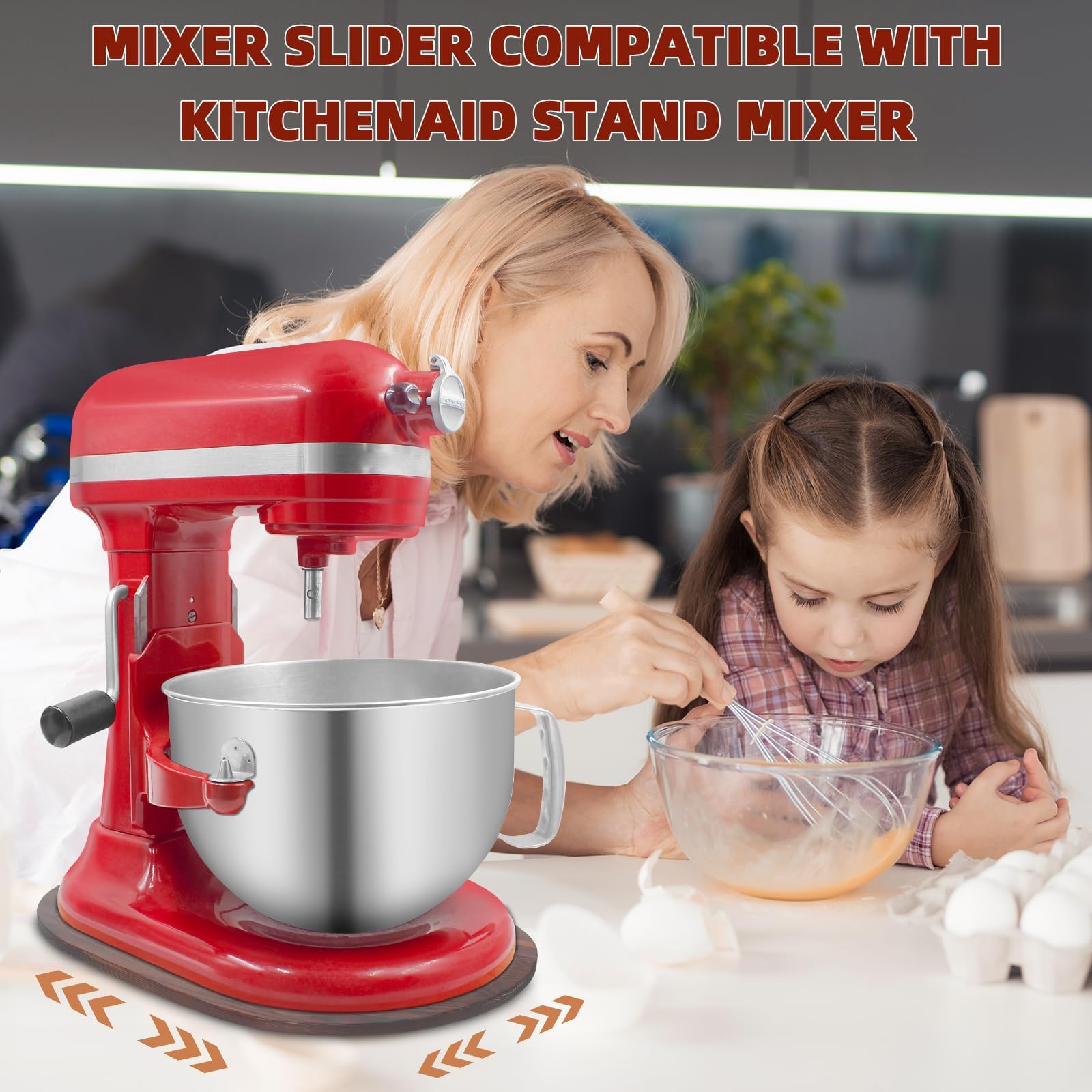 GIASSVIO mixer slider is easy to position and fits securely.