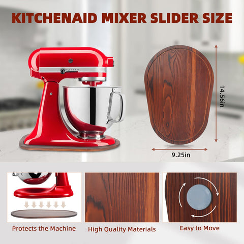 GIASSVIO mixer slider frees up counter space by sliding away.