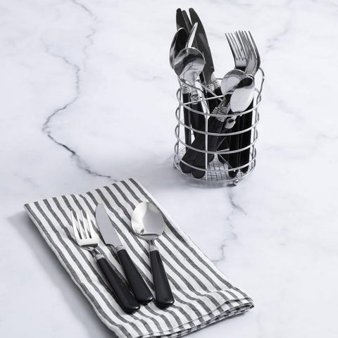 Gibson Home Sensations flatware with ergonomic handles for comfortable meals