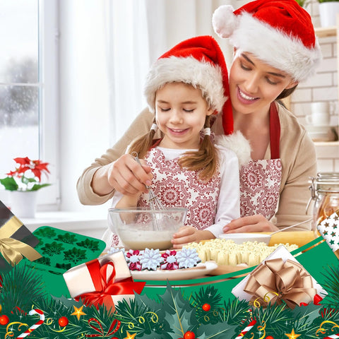 Gieehiol snowflake mold BPA free silicone for safe use