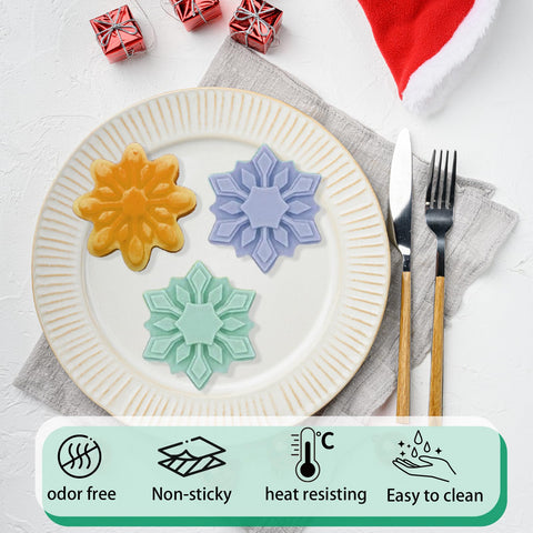 Gieehiol snowflake molds for soaps candles and resin crafts