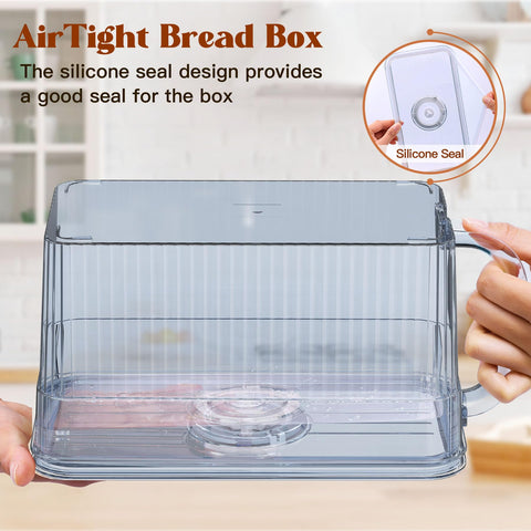 Gifhomfix stackable bread box design fits on any countertop.