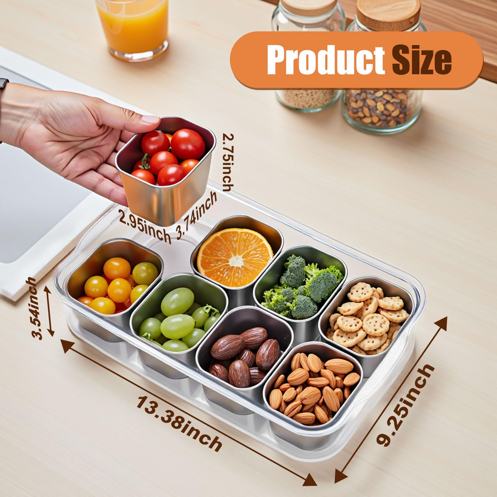 Gifhomfix Snackle Box seal and silicone ring prevent spills
